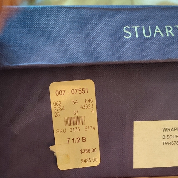 Stuart Weitzman Tan Wedge Sandals - Picture 2 of 6